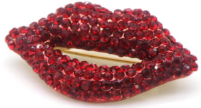 Broche - Lippen - 4cm - dames - speels - opvallend - hip - accessoire - cadeau
