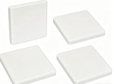 4 stuks Blindafdekking voor wandcontactdozen - 8,6 x 8,6 cm - Vierkant deksel voor ongebruikte stopcontacten