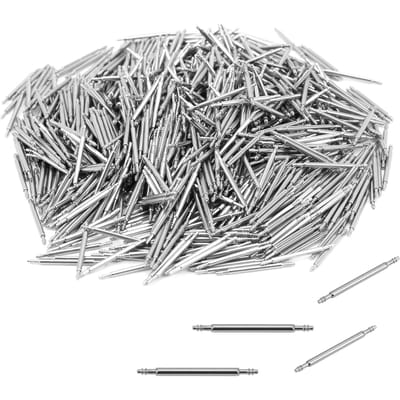 2000 stuks veerpennen bandlinkpennen roestvrij staal horlogebandreparatiegereedschap 18 mm gray