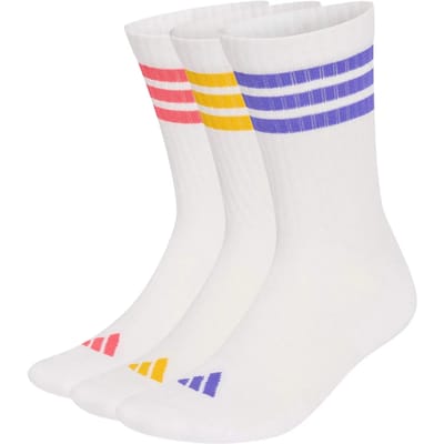 Adidas 3 Stripes Cushioned Sportswear Crewsokken 3 Paren Wit EU 37-39