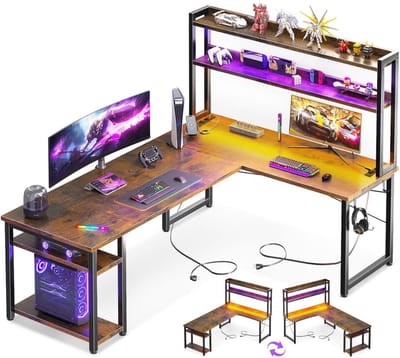 DailySupplies® Hoekbureau Gaming - Bureau L Vormig - Computer Desk