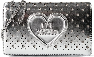 Love Moschino Smart Daily Bag Crossbody tas 23 cm - Dames - slver
