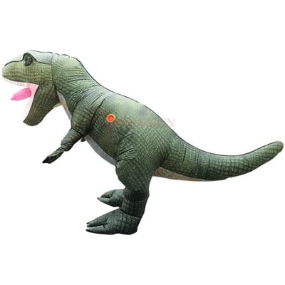 Halloween Performancekleding Kinderen Volwassenen Opblaasbare Dinosaurus Houders Dinosauruskleding Kinderen Opblaasbare Kleding gray