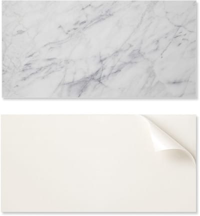 Pak zelfklevende vinyltegels met print voor de woonkamer: marmerpatroon met aderen, 6x60x30 cm
