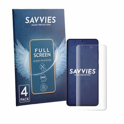 Savvies - Screenprotector voor Samsung Galaxy S26 Enterprise Edition - Folie Beschermfolie transparant volledig dekking 4 Stuks
