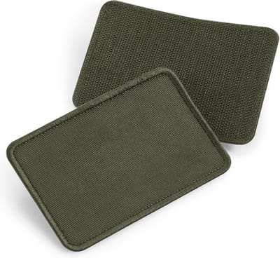 Beechfield Afneembare katoenen patch B600 - Military Green - One size