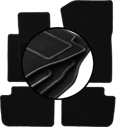 Complete set veloursmatten voor: BMW X3 E83 SUV (2003-2010)