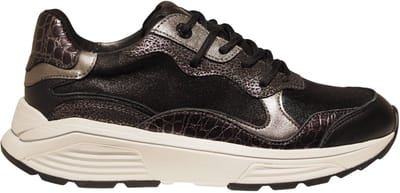 Xsensible Rainbow Stretchwalker GX Sneakers - Dames - Zwart - Maat:36