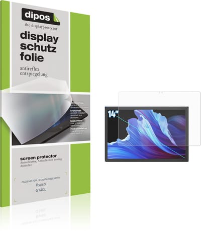 dipos – 2x Matte Beschermfolie geschikt voor Byxsb G140L | Krasbestendige & antireflecterende Screenprotector Ultra-Thin