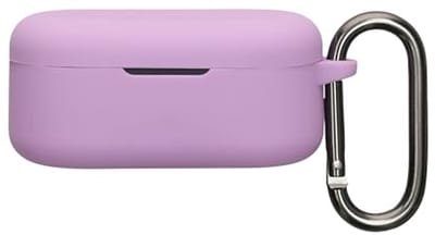 Trendy Beschermhoes voor Draadloze Oordopjes - Compatibel met Oppo Enco Buds 2 Pro - Lavendel