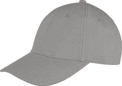 Result Memphis Brushed Cotton Low Profile Cap RH81 - Dove Grey - One size
