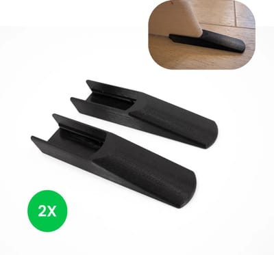 Extended glider voor de tripp trapp kinderstoel - Zwart - Geschikt voor modellen van vóór 2013