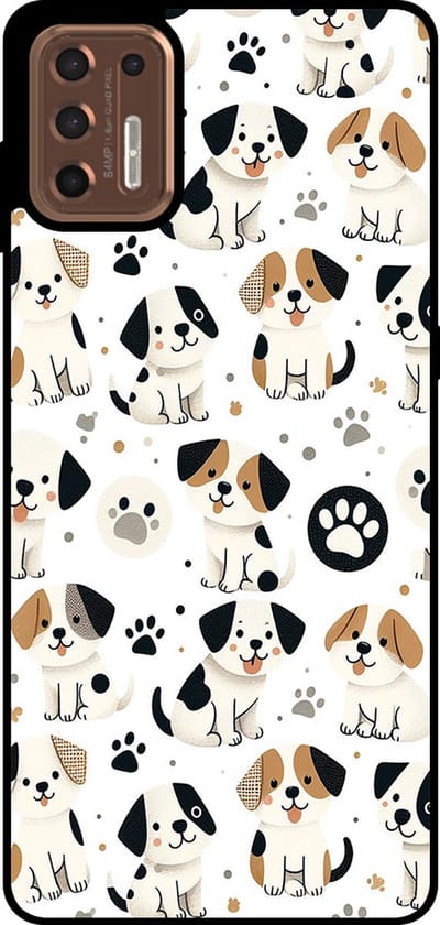 Smartphonica Telefoonhoesje Geschikt voor Motorola Moto G9 Plus met honden opdruk - TPU backcover case dog design geschikt voor Motorola Moto G9 Plus