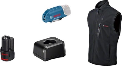 Bosch Professional PRO GHV 12+18V XA 2XL Verwarmde bodywarmer zwart 1x 2.0Ah - 06188000G8