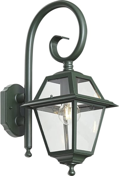 QAZQA berta - Klassieke Lantaarn voor buiten - 1 lichts - L 195 cm - Groen - Buitenverlichting