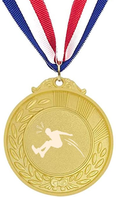 Akyol - atletiek medaille goudkleuring - Atletiek - sporters - sprinten, springen, werpen, uithoudingsvermogen, competitieve sport.