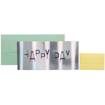 Stewo cadeau envelop happy bday, formaat 23 x 11 cm.