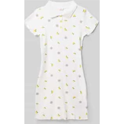 slim fit jurk met polokraag