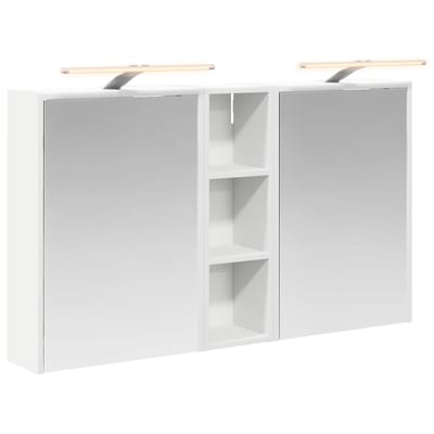 vidaXL - Badkamerkast - set - 3 - st - 106 - x - 16 - x - 62,5 - cm - Bewerkt - hout