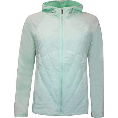 Under Armour Womens Sprint Hybrid Jacket Zip Up Hooded Track Top 1350784 403