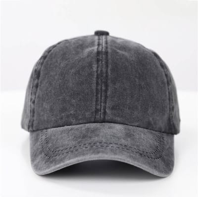 Jongens pet kind - Denim - spijkerstof zwart - dreumes peuter (2-4 jaar) - Maat 52