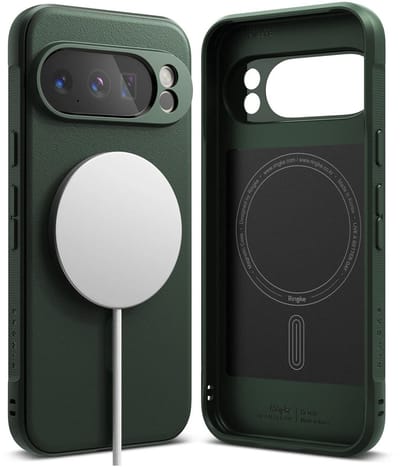 Ringke Onyx Magnetic | Hoesje Geschikt voor Google Pixel 10 Pro | Compatibel met MagSafe / Qi2 | Back Cover Flexibel TPU | Groen
