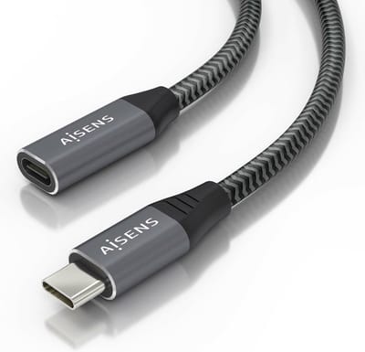 AISENS A107-0761 USB-kabel USB 3.2 Gen 2x2 1,5 m USB C Grijs