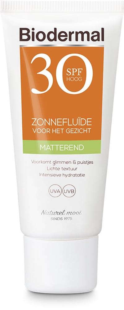 Biodermal Matterende Zonnefluïde SPF 30 40ml