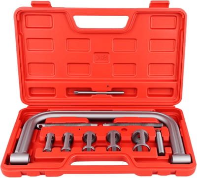 Ventielveerspanner Set - Motor Gereedschap - Motor Onderhoud - Universeel Toepasbaar - 10 Delig - Zwart