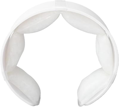 Nekkoeler Ring - Hals Koeler - Warmte Verlichten - Ergonomisch Ontwerp - 20 x 19 x 5 cm - Wit