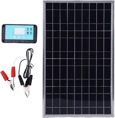 Draagbaar Zonnepaneel - Solar Charger - Accu Onderhoud - Geavanceerde Technologie - 200W - Zwart