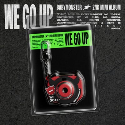 BABYMONSTER - WE GO UP (MINI BEAM SLEUTELHANGER Ver.) black
