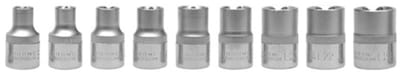 Yato Serie - Torx Dopsleutelset - 9 Stuks - 1/2" - CrV Staal