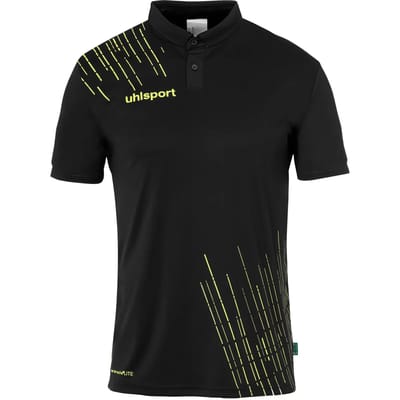 Uhlsport Score 26 Polo Kinderen - Zwart / Geel | Maat: 140