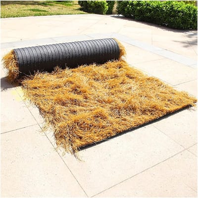 Synthetisch rieten dak - Nep stro dak - Tuindecoratie - Brandwerend en vlamvertragend - 1 x 6 m - Natuurlijk