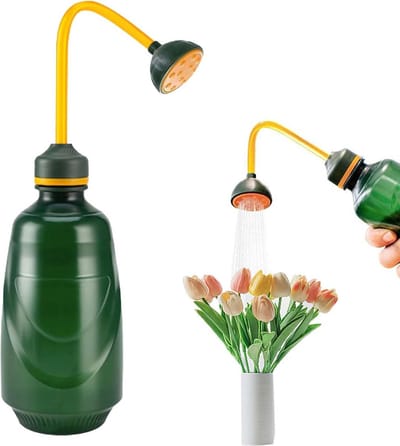 Gieter met douche - Kleine spuitfles - Kamerplanten verzorgen - Transparant vulniveau - 80 g - Transparant