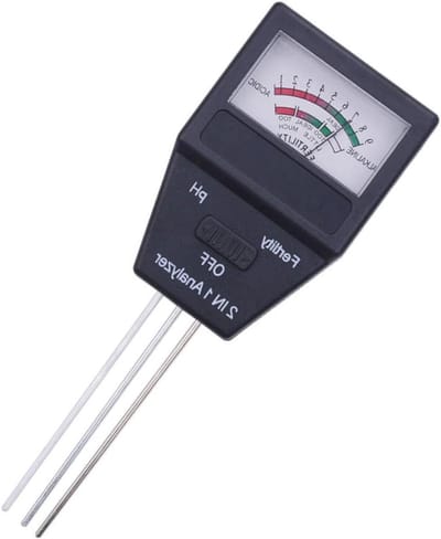 Bodem PH Tester - Bodemmeter PH Sensor - Planten Verzorgen - Geen Batterij Nodig - 26 cm - Zwart
