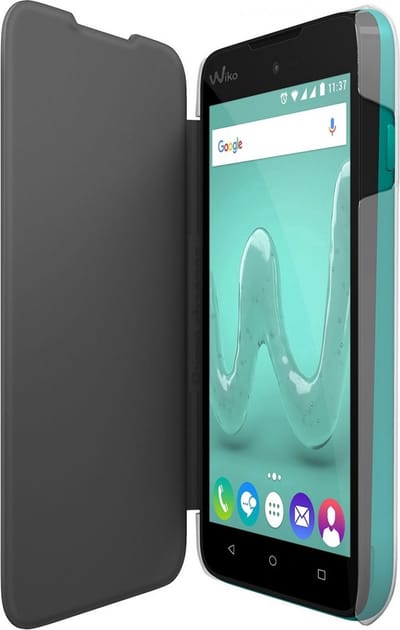 Wiko booklet tasje - zwart - voor Wiko Sunny