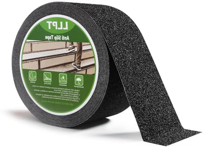 Grip Tape voor Trappen en Ramps - Waterdichte Antislip Plakband voor Binnen en Buiten, Zwart, 76 mm x 11 m, Ideaal voor Veiligheid en Traction