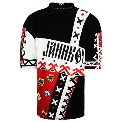 Puma x Jahnkoy Graphic Print All Over Korte Mouw Heren Poloshirt 596683 47