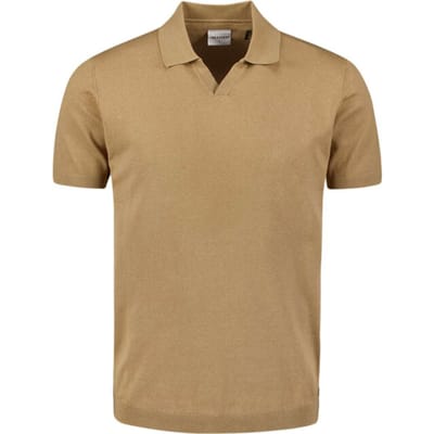 No Excess Pullover short sleeve polo v solid