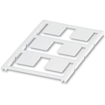 Phoenix Contact 0825463 UC-EMLP (22X22) Apparaatmarkering Montagemethode: Plakken Markeringsvlak: 22 x 22 mm Wit Aantal markeringen: 60 10 katernen