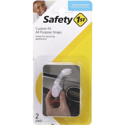 Safety 1st, sangle utilitaire personnalisée, paquet de 2