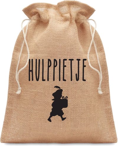 Pepernotenzakje Hulppietje - jute - Sproetiz