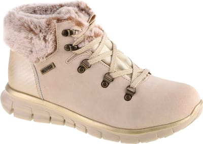 Skechers Synergy-Cold Catcher 44777-NAT, Vrouwen, Beige, Laarsjes,Schoenen, maat: 36