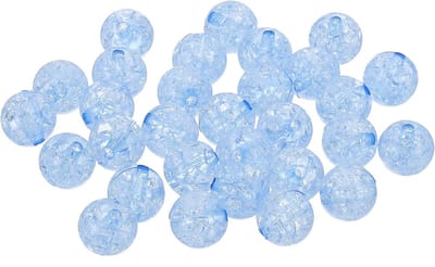 Kralen, 12 mm schattige kralen bulk spacer kraal bubble ab kristal plastic snoep losse ronde parel kraal, blauw