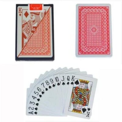 100% PVC Bijgewerkt Patroon Plastic Vochtbestendig Speelkaarten Spel voor Volwassenen Poker Kaarten Bordspellen 58*88mm Kaarten Hoge Kwaliteit Praktisch Dagelijks Gebruik