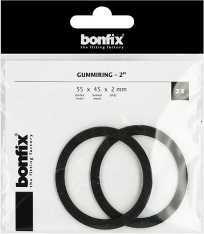 BONFIX Gummiring 2" (55 x 45 x 2 mm) 2 stuks