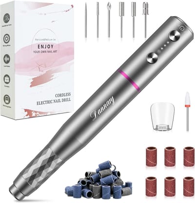 Professionele Draadloze Nagelboormachine voor Manicure en Pedicure – Instelbare Snelheid en Lage Trilling