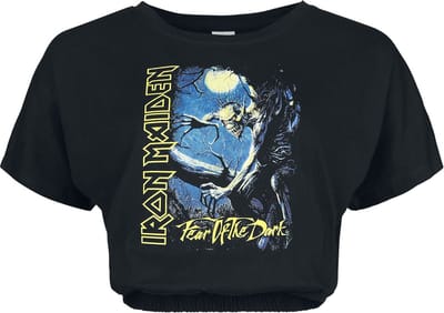 Iron Maiden Fear Dames T-shirt - zwart - XL
